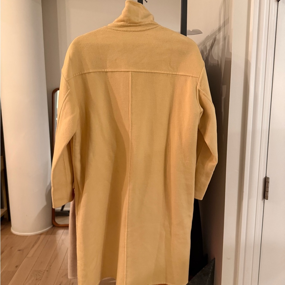 Teenie Weenie Yellow Wool Handmade Trench Coat - Picture 11 of 11